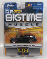 2006 Jada Big Time Muscle 2006 Dodge Magnum R/T Black Die Cast Toy Car 1:64 Scale New In Package