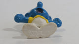 1980s Peyo Applause Snappy Smurf in Yellow Shirt 1 7/8" Tall Toy Figure