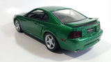 Maisto 1999 Ford Mustang GT 1/18 Scale Green Die Cast Toy Car Vehicle with Opening Doors, Hood, and Trunk