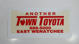 Another Town Toyota East Wenatchee Dealership Plastic Vanity License Plate