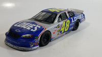 2003 Racing Champions Nascar #48 Jimmie Johnson Lowe's Chevrolet Monte Carlo Blue 1/24 Scale Die Cast Model Toy Race Car Vehicle