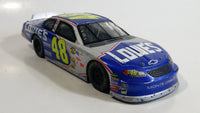2003 Racing Champions Nascar #48 Jimmie Johnson Lowe's Chevrolet Monte Carlo Blue 1/24 Scale Die Cast Model Toy Race Car Vehicle