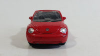 Maisto VW Volkswagen New Beetle Convertible Red Die Cast Toy Car Vehicle