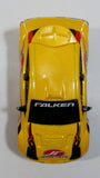 Rare 2002 Hot Wheels Ford Focus "Falken" Yellow Die Cast Toy Car Vehicle