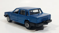 Majorette Volvo 760 GLE Sedan No. 230 Dark Teal Blue 1/61 Scale Die Cast Toy Car Vehicle with Opening Doors