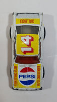 1988 1985 Matchbox Superfast Chevy Pro Stocker #14 Pepsi Challenger No. 34 White and Yellow Die Cast Toy Race Car Vehicle