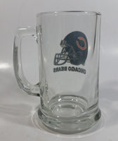 Chicago Bears NFL Football Team 5 1/2" Glass Beer Mug Cup with Helmet Graphic