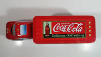 Drink Coca-Cola Coke Delicious Refreshing Semi Truck Shaped Tin Metal Container
