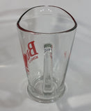 Budweiser Bud "King of Beers" 9" Tall 48oz. Heavy Glass Beer Pitcher