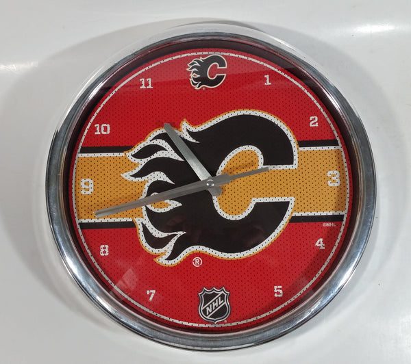 Calgary Flames NHL Ice Hockey Team 11 3/4" Diameter Wall Clock