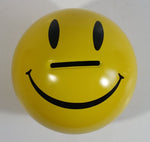 Nobel Ball Smiley Face Themed Yellow Tin Metal Coin Bank