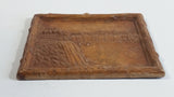 Vintage Niagara Falls Faux Wood Carved Wall Plaque