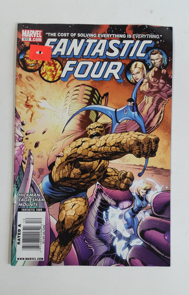 2009 December Marvel Comics Fantastic Four "The Cost of Solving Everything is Everything" #572 Comic Book