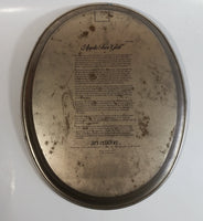 Vintage 1982 Ars Edition Hummel "Apple Girl" Oval Shaped Tin Metal Beverage Tray