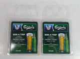 Carlsberg Beer 2 Sets of 2 Coasters (4) New In Package