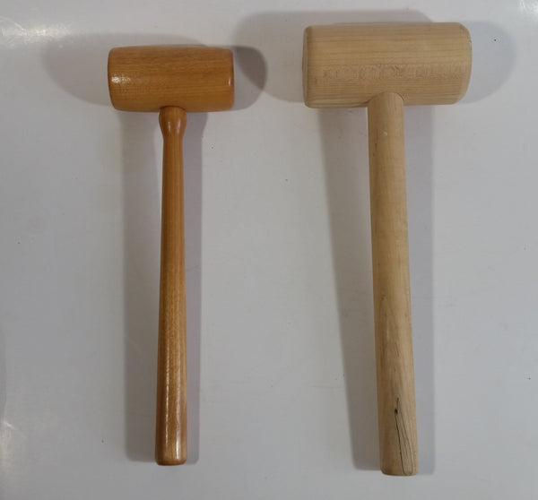 Set of 2 Decorative Wooden Gavels Mallets