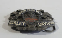 1992 Baron USA Harley Davidson Motor Cycles "Born To Be Wild" Detailed Metal Belt Buckle