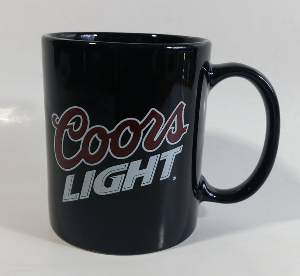 Coors Light Beer Black Ceramic Coffee Mug