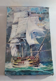 Vintage Heller Royal Louis Tall Ship Model Boat Kit in Box - Started