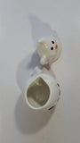 White Ghost Shaped Boo! Ceramic Candy Jar