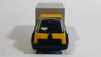 Vintage KY (Kai Yip) Steel Roder Yellow and Grey Container Truck Plastic and Pressed Steel Toy Car Vehicle