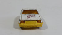 Vintage Corgi Ford Mustang Cobra White and Yellow Philadelphia Phillies MLB Baseball Team White Die Cast Toy Car Vehicle with Opening Hatchback