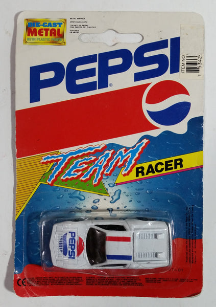 1990s Golden Wheels Pepsi Team Racer Die Cast Toy Car Vehicle Cola Soda Pop Collectible New in Package