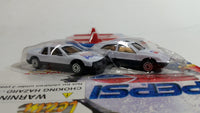 1990s Golden Wheel Special Edition Pepsi & Diet Pepsi Team Racer #38 Peter Comlia & #77 Die Cast Toy Race Car Vehicles with Blue "Turn Base" Soda Pop Collectible New in Package