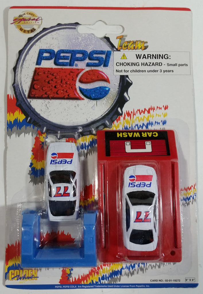 1990s Golden Wheel Special Edition Pepsi Team Racer #77 Die Cast Toy C ...