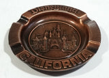 Vintage Century Walt Disney Productions Disneyland California Copper Metal 3 1/4" Ash Tray