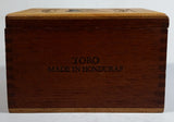 Vintage 1973 Toro La Pantera International Predator 25 Fine Cigars Diamond Collection Wooden Cigar Box Made in Honduras