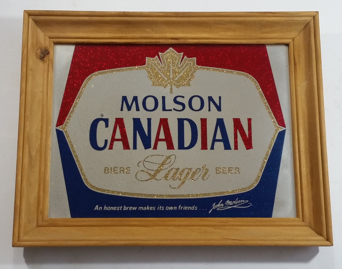 Vintage Molson Canadian Lager Beer Biere 11