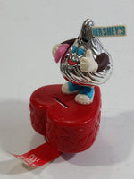 Hard to find Hershey's Kisses Foil Chocolate Character on Red Heart Sticker Dispenser Used