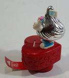 Hard to find Hershey's Kisses Foil Chocolate Character on Red Heart Sticker Dispenser Used