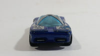 2001 Hot Wheels Logo Motive Pontiac Banshee Blue Die Cast Toy Sports Car Vehicle