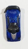 2010 Hot Wheels Hot Auctions Callaway C7 Metallic Blue Die Cast Toy Car Vehicle