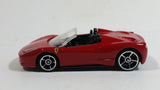 2014 Hot Wheels HW Premiere Ferrari 458 Spider Red Die Cast Toy Luxury Sports Car Vehicle