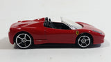 2014 Hot Wheels HW Premiere Ferrari 458 Spider Red Die Cast Toy Luxury Sports Car Vehicle