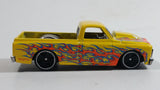 2015 Hot Wheels HW Workshop Heat Fleet '67 Chevy C10 Yellow Die Cast Toy Car Vehicle