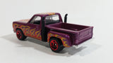 2015 Hot Wheels Workshop Heat Fleet '78 Dodge Li'l Red Express Pickup Truck Purple Die Cast Car Toy Vehicle