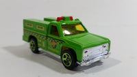 2016 Hot Wheels HW Rescue Rescue Ranger HW Rapid Responder Lime Green Fire Truck Die Cast Toy Car Vehicle