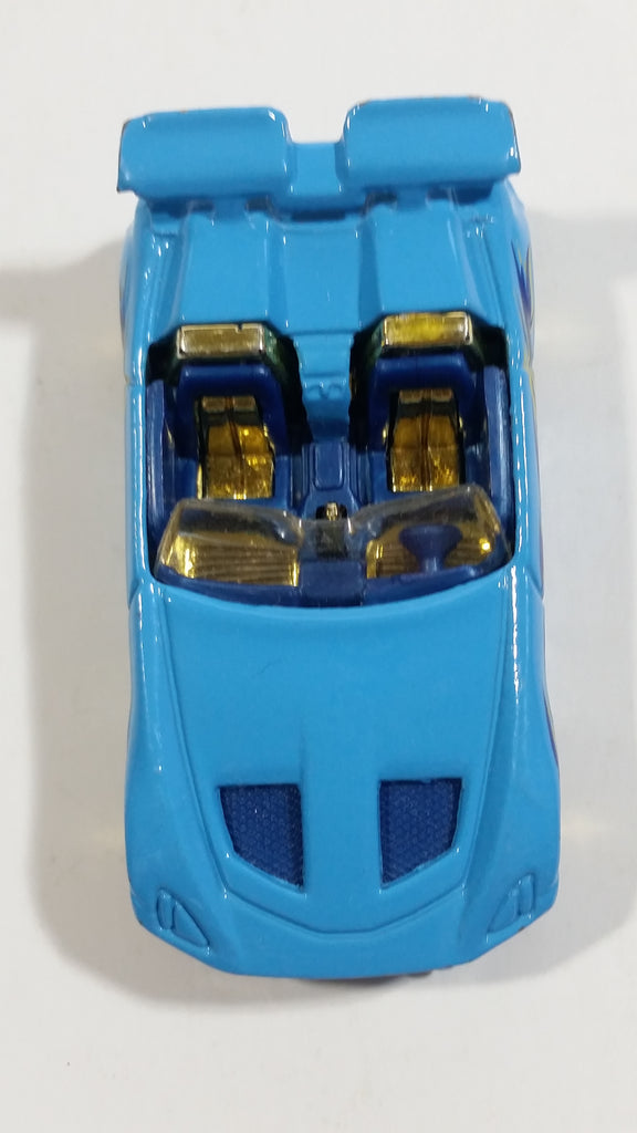 2010 Hot Wheels Hot Tunerz Tantrum Light Blue Die Cast Toy Car Vehicle ...