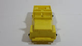 Vintage 1960s Reliable Toys Yellow Jeep Military Army Style Yellow Hard Plastic Toy Car Vehicle