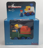 Vintage 1985 Li'l Playmates No. 780590 Mobile Crane Truck Orange, Green and Blue Plastic Toy Car Vehicle New in Box