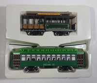 Two HO Classic San Francisco Streetcars Powell & Mason St Trolley and Desire Street Cable Car Die Cast and Plastic Models New in Box