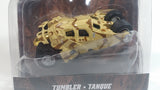 2011 Hot Wheels DC Comics Batman Begins Movie Film Tumbler Tan Sand Beige Army Camouflage Brown Die Cast Toy Car Vehicle New in Package