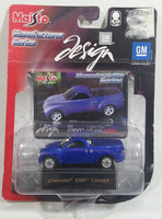 2001 Maisto Manufacturer Series Design GM Chevrolet SSR Concept Truck Blue Die Cast Toy Car Vehicle New in Package
