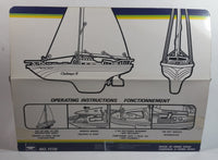 Vintage 1985 New Bright Battery Operated 12 1/2" Long Challenger II Sail Boat No. 1178 Toy Watercraft Vehicle New in Box