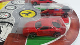 Vintage Majorette Ferrari 3 Pack F40, F1, GTO Red Die Cast Toy Car Vehicles New in Steering Wheel Shaped Package