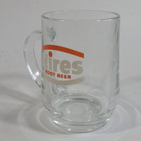 Vintage Hires Root Beer 4" Tall Clear Glass Mug Soda Pop Beverage Collectible Made in France